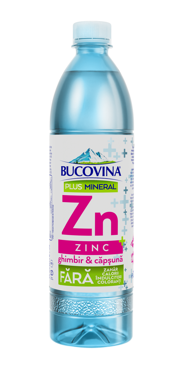 BUCOVINA Plus Mineral Apa cu Zinc SGR 6 x 0,7 L