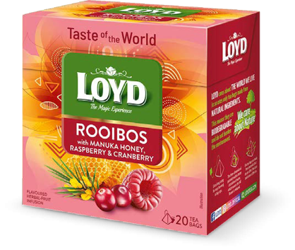 LOYD 20 Pliculete Ceai Rooibos si Merisoare 34 g