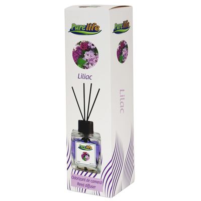 Purelife Odorizant cu Betisoare Liliac 120 ml