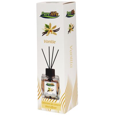 Purelife Odorizant cu Betisoare Vanilie 120 ml