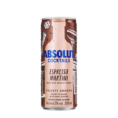 ABSOLUT Cocktail Espresso Martini 5% SGR 0,20 L