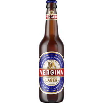 VERGINA Bere Lager Sticla SGR 0,33 L