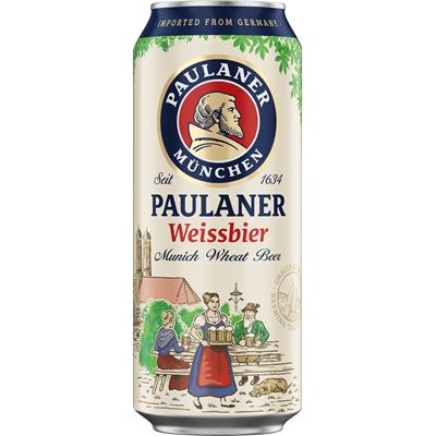 PAULANER Weissbier Bere Nefiltrata Doza SGR 0,5 L