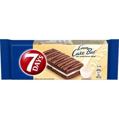 7 DAYS Cakebar Prajitura Vanilie 16 x 30 g