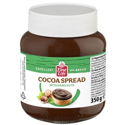 Fine Life Crema Tartinabila Cacao si Alune 350 g
