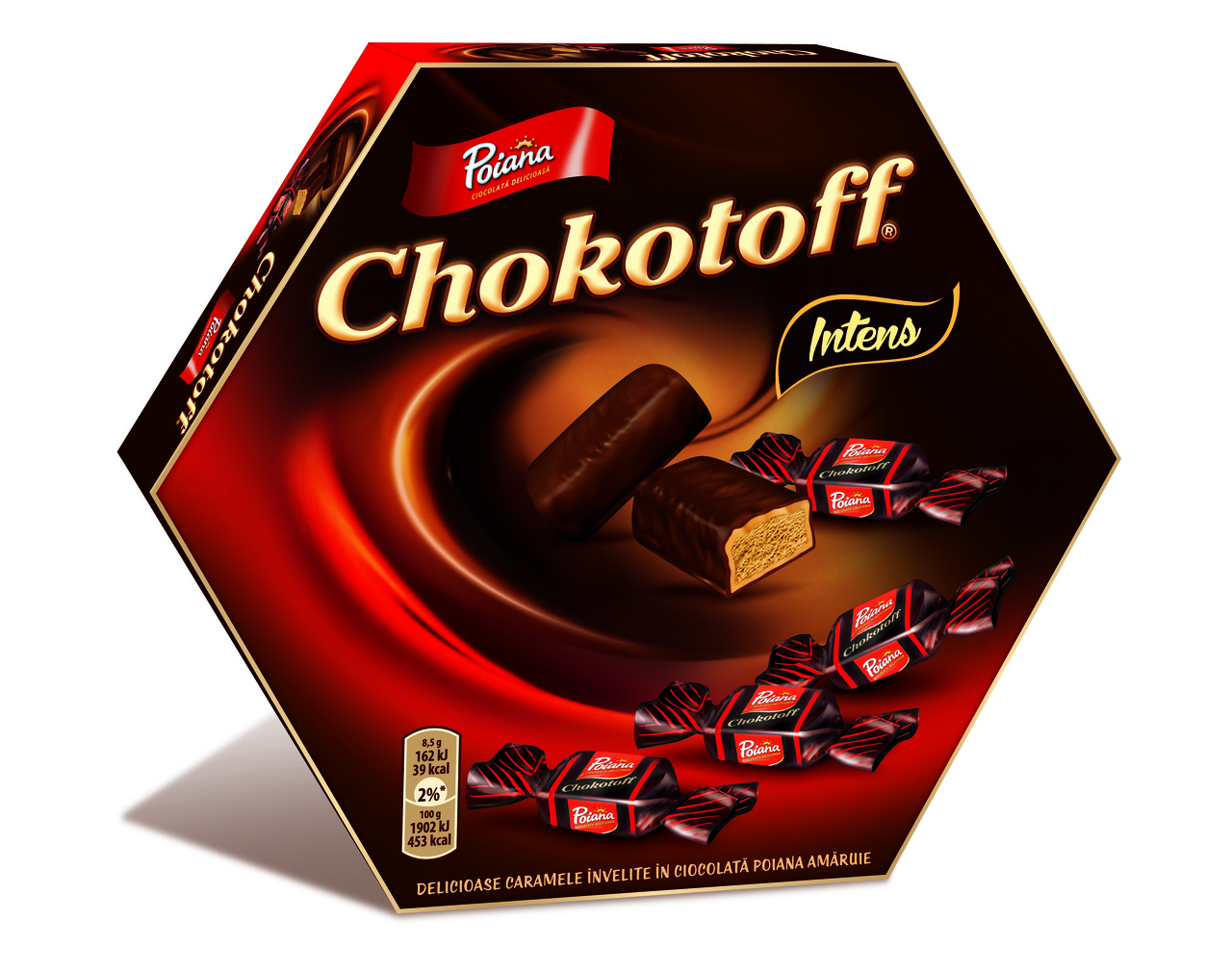 Poiana Chokotoff Bomboane Ciocolata Neagra 221 g