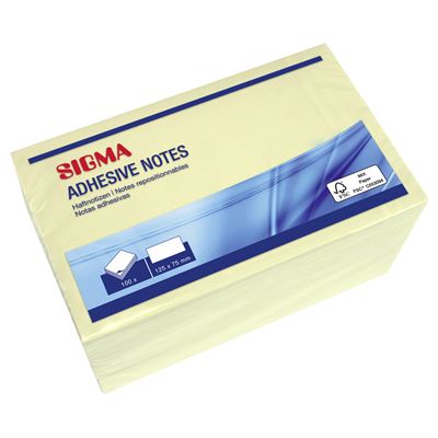 SIGMA Hartie Adeziva 125 x 75 mm 6 bucati
