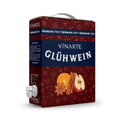 VINARTE Gluhwein Bautura pe Baza de Vin Aromat 3 L