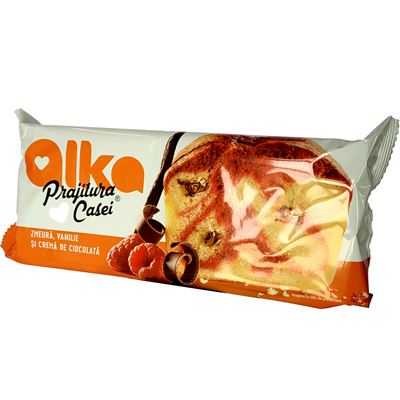 ALKA Prajitura Casei Zmeura & Ciocolata 330 g