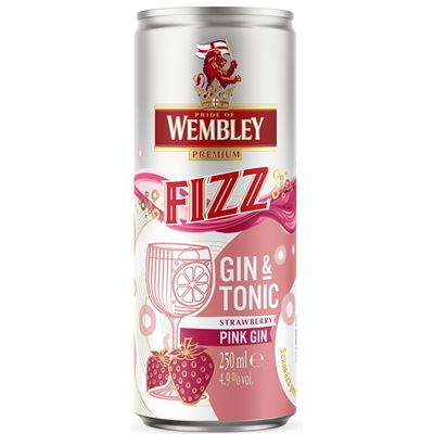 WEMBLEY Fizz Gin Tonic Pink 4,9% SGR 6 x 0,250 l