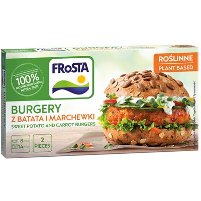 FRoSTA Burger Vegetarian Cartof Dulce & Morcovi 216 g