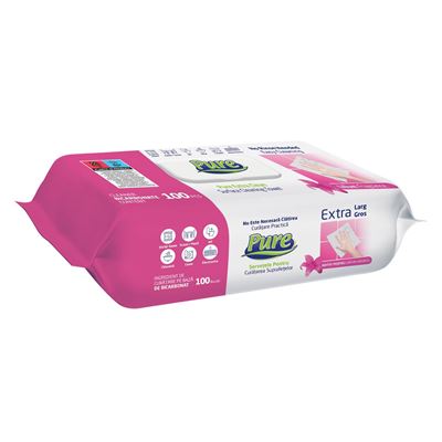 Pure Extra Clean Parfum de Crin 100 Servetele Suprafete