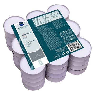 METRO PROFESSIONAL Set 36 Lumanari Pastile 8 H