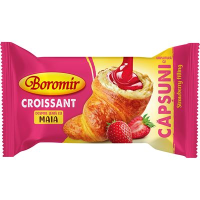 Boromir Croissant Capsuni 30 x 60 g