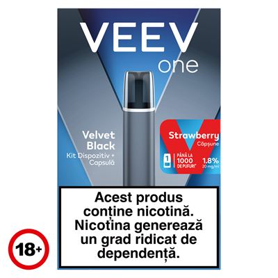 VEEV one Kit Dispozitiv Vapare + Capsula Capsuni DEEE 0,002 Lei