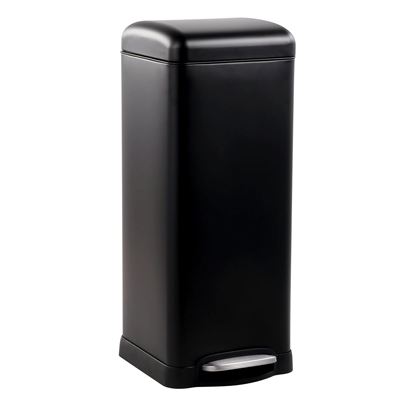 TARRINGTON HOUSE Cos Gunoi Retro Negru + Pedala 30 L