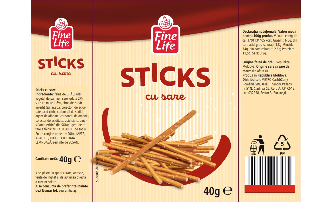 Fine Life Sticks Sare 24 x 40 g