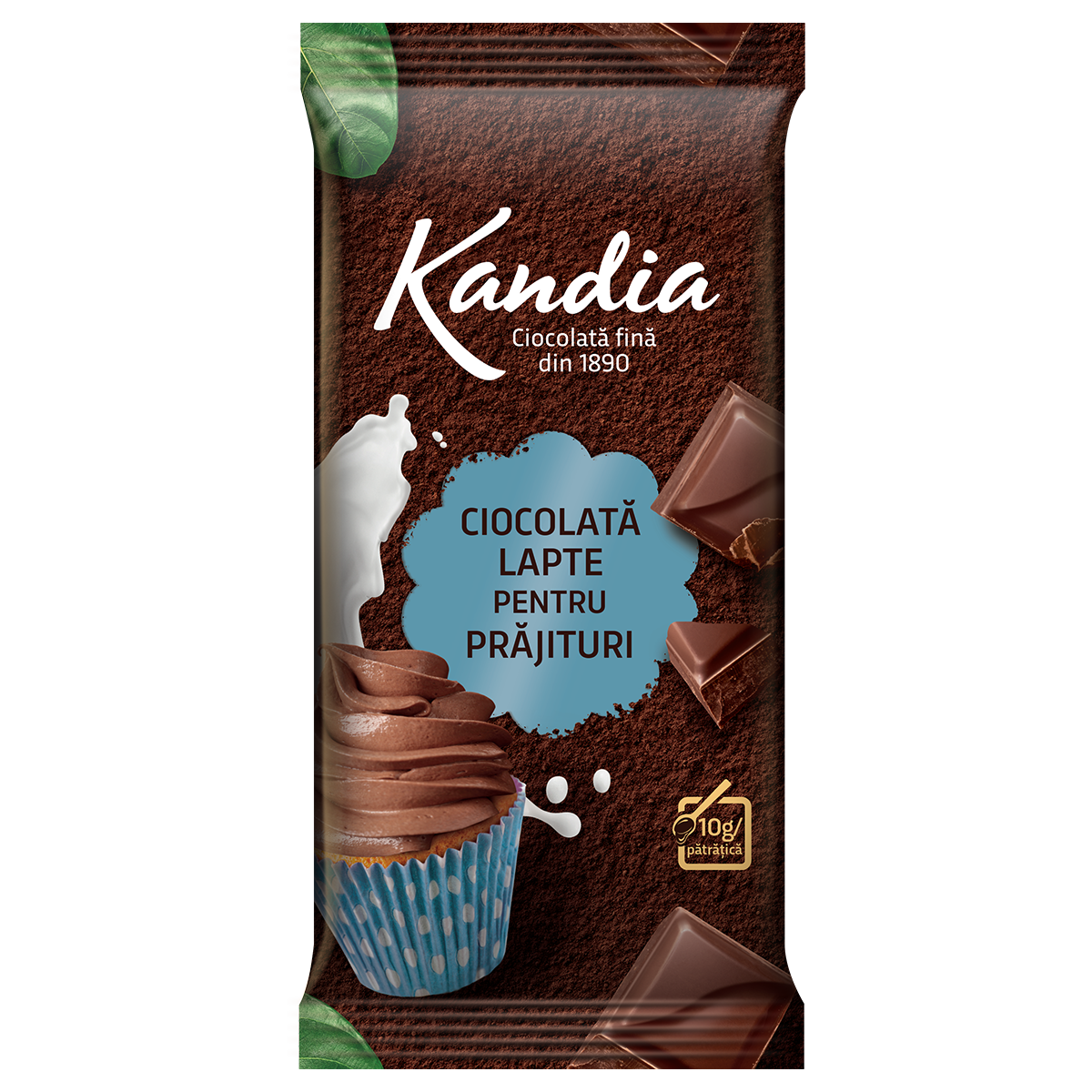 Kandia Ciocolata cu Lapte pentru Prajituri 240 g