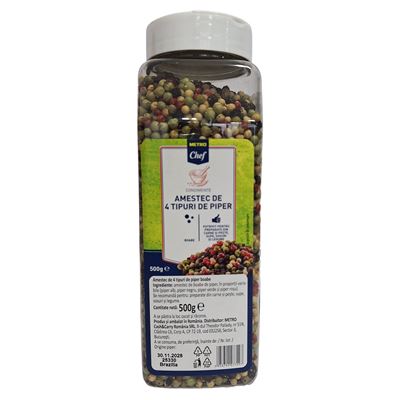 METRO Chef Piper Boabe 4 Tipuri 500 g