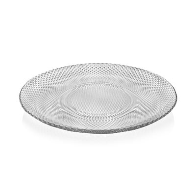 AGORA Pixel Set 6 Farfurii Intinse Sticla 25 cm