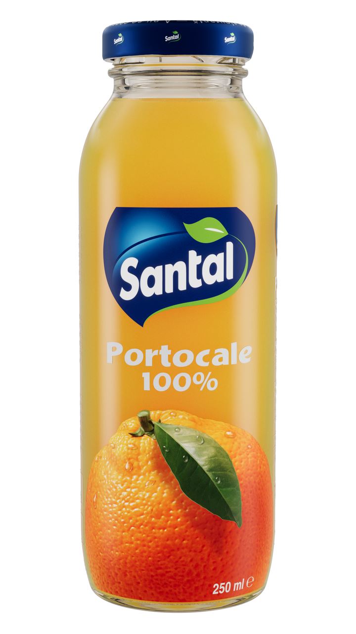 Santal Suc Portocale 100% 0,25 L, 12 buc.