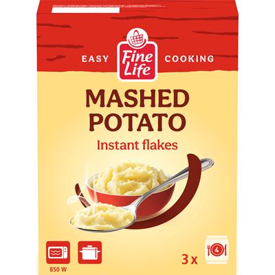 Fine Life 3 Bucati Fulgi Piure de Cartofi 375 g