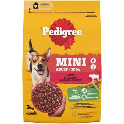 Pedigree Mini Adult Vita si Legume 3 Kg