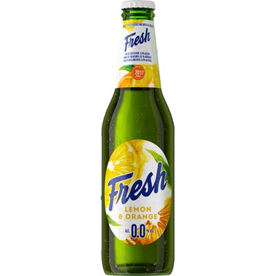 Fresh Bere 0% Lamaie & Portocala SGR 0,33 L