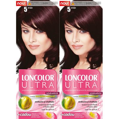 LONCOLOR ULTRA Vopsea de Par Nuanta 5 Acaju 2 x 100 ml