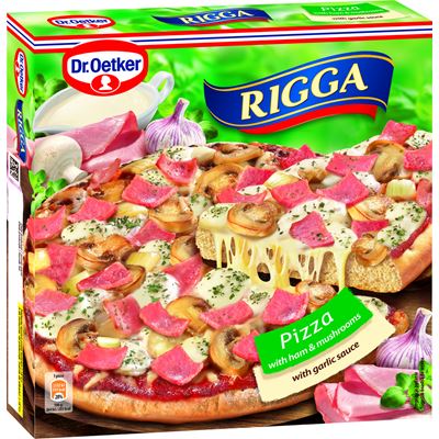 Dr.Oetker RIGGA Pizza Suncă & Ciuperci 270 g ❄