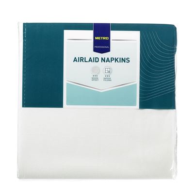 METRO PROFESSIONAL 180 Servetele Albe Airlaid 20 x 20 cm
