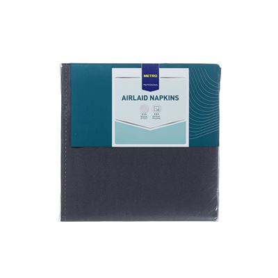METRO PROFESSIONAL 180 Servetele Negre Airlaid 20 x 20 cm