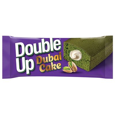 DOUBLE UP Prajitura Dubai Fistic si Crema Lapte 24 x 50 g