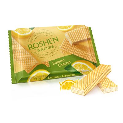 ROSHEN Napolitane Umplutură Lămâie 11 x 72 g