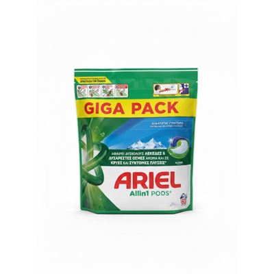 ARIEL All in 1 Alpine 60 Capsule Detergent Rufe