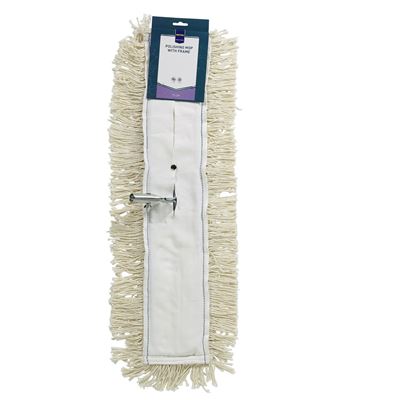 METRO PROFESSIONAL Mop Plat Bumbac + Suport 75 cm