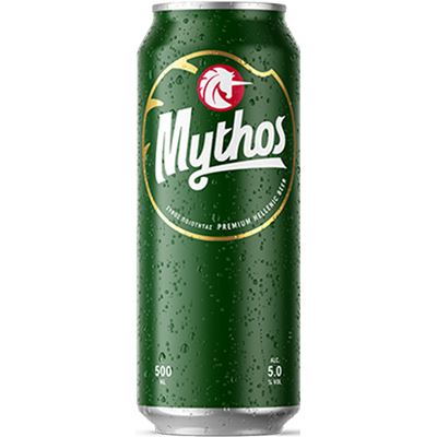 MYTHOS Bere Blonda Doza SGR 4 x 0,5 L