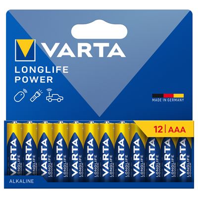 VARTA Longlife Power Baterii AAA 12 bucati