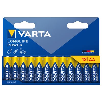 VARTA Longlife Power Baterii AA 12 bucati
