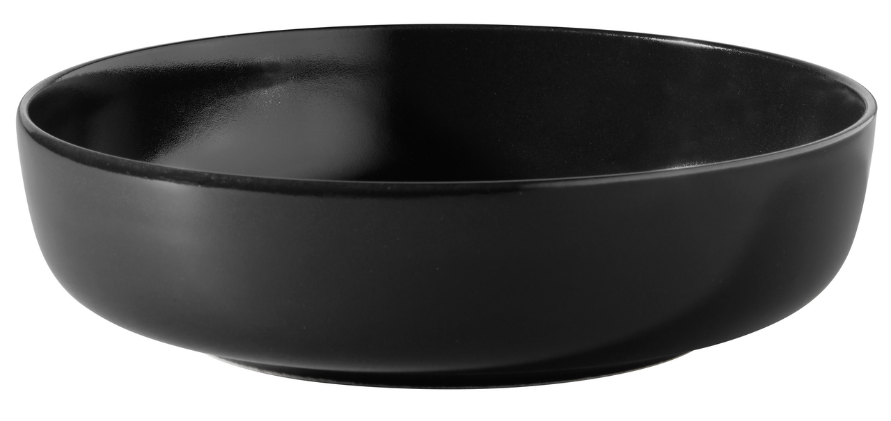 METRO PROFESSIONAL Farfurie Naggado Adanca Neagra 19 cm 6 bucati