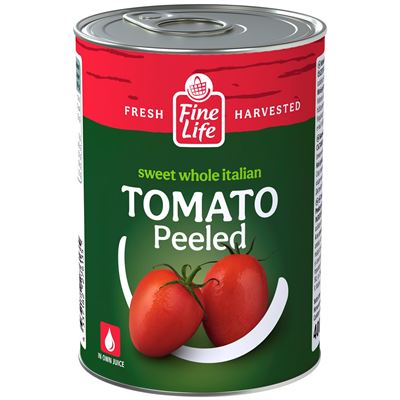 Fine Life Rosii Intregi Decojite 400 g