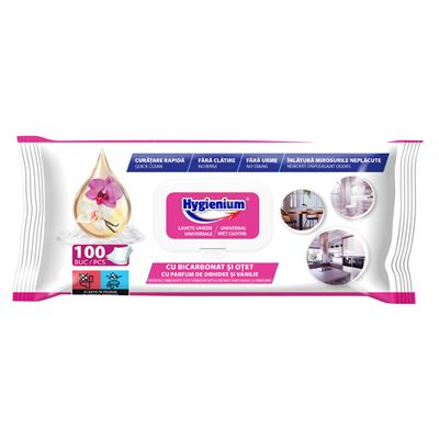 HYGIENIUM 100 Lavete Umede Orhidee