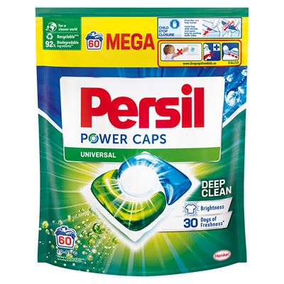 Persil Power Universal 60 Capsule Detergent Rufe