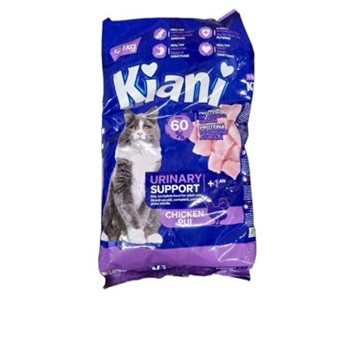 Kiani Urinary Support Pui Hrana Uscata Pisici Adulte 1 Kg