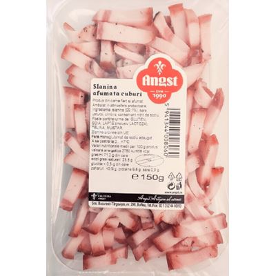 Angst Slanina Afumată Cuburi 150 g