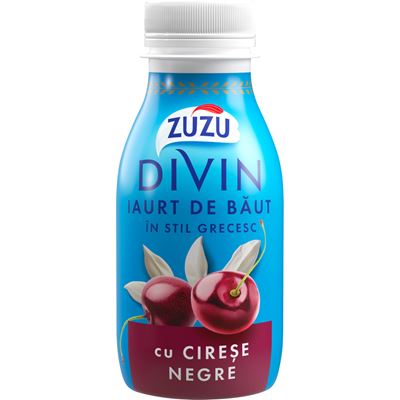 ZUZU DIVIN Iaurt de Baut in Stil Grecesc Cirese 1% 250 g