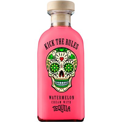 KICK THE RULES Lichior Pepene Verde & Tequila 15% SGR 0,7 L