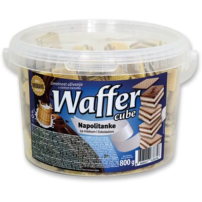 Napolitane Crema Ciocolata & Lapte 800 g