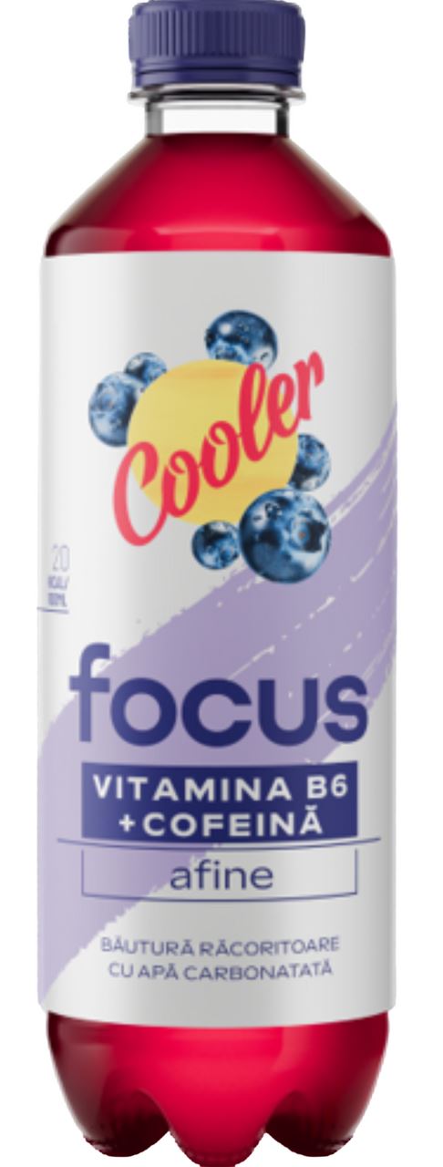 Cooler Focus Afine Apă cu Vitamine 0,5 L, 12 buc.