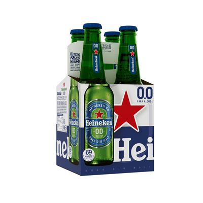 Heineken Bere 0% Sticla SGR 4 x 0,33 L
